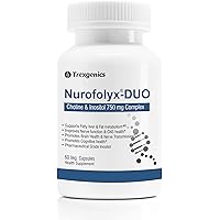 Trexgenics NUROFOLYX-DUO Choline-Inositol Complex 750 mg Nervous System, Brain & Fat Metabolism (60 Veg Capsules) (1)