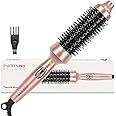 PARWIN Pro Beauty Thermal Brush, 35 mm Heated Round Brush, Ionic Hot Brush Create Shinier & Smoother Curls, Fast Heating, Dual Voltage, 60 Mins Auto Shut Down, Gold