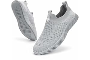 MrToNo Slip On Sneakersy męskie i damskie, buty sportowe, do fitnessu, hali sportowej, buty rekreacyjne, oddychające, lekkie buty do biegania po ulicy, wygodne buty do biegania na świeżym powietrzu