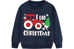 Little Hand Christmas Boys Jumper Reindeer Toddler Casual Clothes Gifts Xmas Sweatshirt Long Sleeve Cotton Shirt Age 1-7 Years
