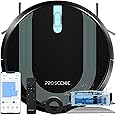 Proscenic 850T Robot Aspirapolvere Lavapavimenti, Aspirazione Potenza 3000Pa Controllo Siri & IFTTT & APP & Alexa, Serbatoio 