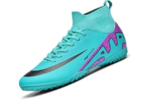 AMLCWZ Botas de fútbol para Hombre Botas de fútbol Profesional al Aire Libre Botas de fútbol para Adolescentes Botas de fútbol para niños para césped Artificial Zapatos de Partido Profesional AG