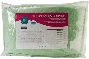 Tapis De Sol Feutrine Piscine Hors Sol - Dimensions 400×650cm - Compatible Spa Gonflable - Densité 110g/m² - Protection Liner Sol - EDG