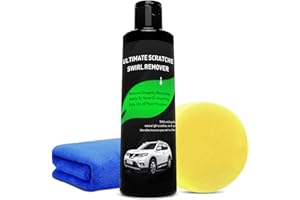 MANELORD Car Scratch Remover, Scratch Swirl Removal Kit, Auto Polish Pre-Waxing, Paintwork Restorer for Cars, Easy to Repair Paint Scratches, Swirls, Marks, Abrasion, Stains, Water Stains, Hairline