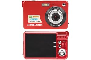 ZUNATE Cyfrowy Aparat Fotograficzny 4K, Kompaktowy Aparat 48 MP z 8-krotnym Zoomem i 2,7-calowym Ekranem LCD, Obsługa Przenośnego Aparatu Cyfrowego Samowyzwalacz, Zdjęcia Seryjne