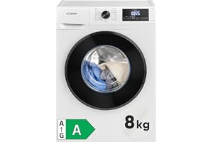 Bomann® Waschmaschine 8kg | max. 1400 U/min | 10 Jahre Motor-Garantie | robuster, leiser &