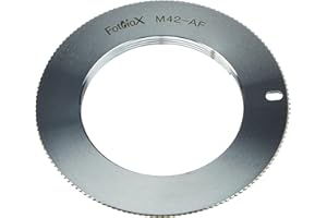 Fotodiox Lens Mount Adapter (Black), M42 Lens (42mm thread Mount) to Sony Alpha Camera. For Sony DSLR-A350, A300, A200, A700, A900, A100, A330, A230, A380, A500, A550, A850, A450,A290, A390, A580, SLT-A33, A55, Minolta 5D, 7D, 7, 9xi, 7xi, 5xi