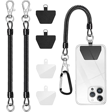 UKCOCO 2stuks Decoratieve Telefoon Lanyard Van Polyester Voor Mobiele Telefoons Camera Handtassen Eenvoudig Te Installeren Verliespreventie