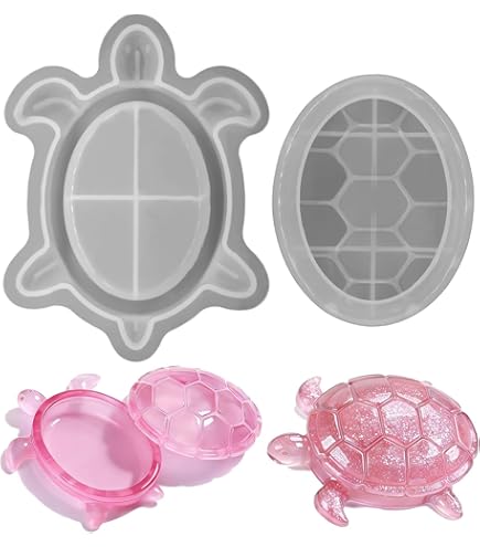 FineGood Schelpvormige Siliconen Mal – 2 Stuks – 11,3 Cm – Voor Epoxyhars, Zeep, Sieradenbakjes – Herbruikbaar – Flexibel