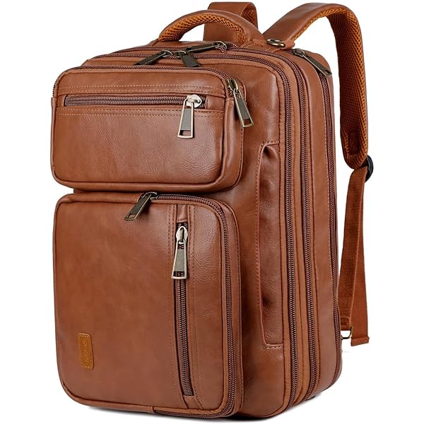 MATE ELAN Mochila de cuero para hombre, a02-Negro, Moda - Yaxa