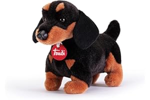 Trudi Bassotto Leo Cane peluche gioco, regalo Natale e compleanno | 11x19x25cm taglia S | Classici cani peluche | modello 22336