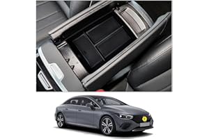 CDEFG Kompatibel mit Mercedes Benz EQE V295 EQS V297 2022 2023 2024 Mittelkonsole Organizer Aufbewahrungsbox Zentrale Steuerung Auto Center Console Tray EQE V295 EQS V297 2024 Zubehör (Armlehne)