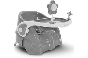 Venture Booster seat Dining Chair, Portable & Wipe Clean Baby Chair, removabl Tray with Toys