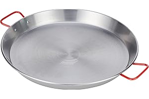 Lacor 63647- Padella per paella di ferro 46 cm, 12 porzioni