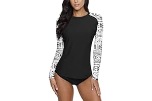 BesserBay LIGERO Rash Guard T-shirt anti-UV UPF 50+ avec manches raglan multicolores