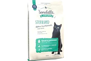 Sanabelle Sterylizowana, sucha karma dla kotów o obniżonej zawartości energii dla otyłych i kastrowanych kotów, 1 x 10 kg