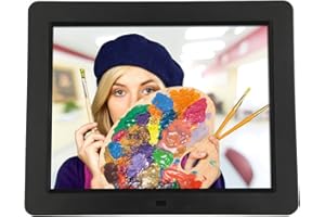 Rollei Degas DPF 12“ - Cadre photo numérique multimédia avec écran TFT-LED 12“ (30,48 cm) - Incl. fonctions photo, vidéo, musique, calendrier et horloge et télécommande – Noir