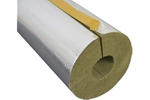 SCORPROTECT Aislamiento de tuberías (lana de roca, 89 x 40 mm x 1 metro)