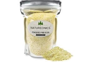 Pulveriserad talltuggummiros, 0,5 kg, naturlig tallharts, för bivaxomslag, tallkalsaft, kolonium, harts för bivaxomslag, tallsten för dansare, basboll, gym, rodeo och gör-det-själv-projekt.