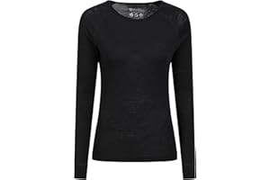 Mountain Warehouse Merino Womens Long Sleeve V Neck Top