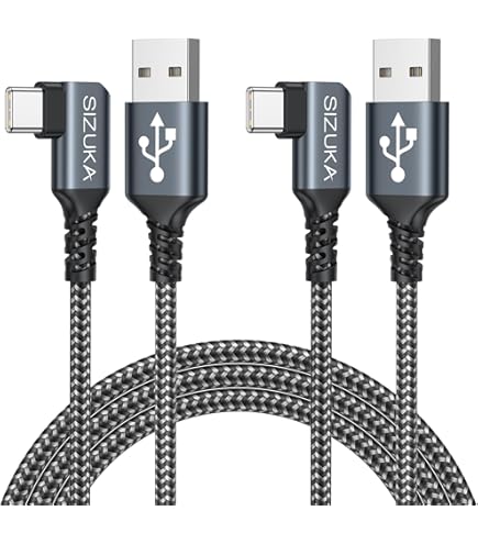 System-S 20 Cm Micro USB 2.0 Kabel Gewinkelt 90 Grad Winkelstecker