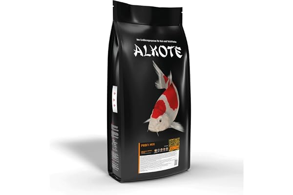 AL-KO-TE, Nourriture 3 saisons pour carpes koï et poissons d'ornement, du printemps à l'automne, granulés flottants, 3 mm, mélange principal professionnel, 9 kg