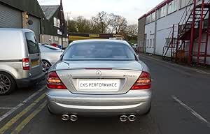 Mercedes Cl C215 W215 Cl500 Cl600 Cl55 Cl65 Entladung In Edelstahl Cl Amazon De Auto Motorrad