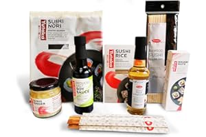 BOWLTIFUL Sushi Kit Sushi Making Kit Set Sushi Ingredients DIY Sushi Set - 8 Pieces DIY Complete Sushi Set-Fast Delivery