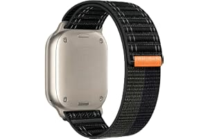 Kompatibelt med Apple Watch-armband 49/46/45/44/42/41/40 mm, flätat armband med kardborre för iWatch serie 10, 9, 8, 7, 6, 5