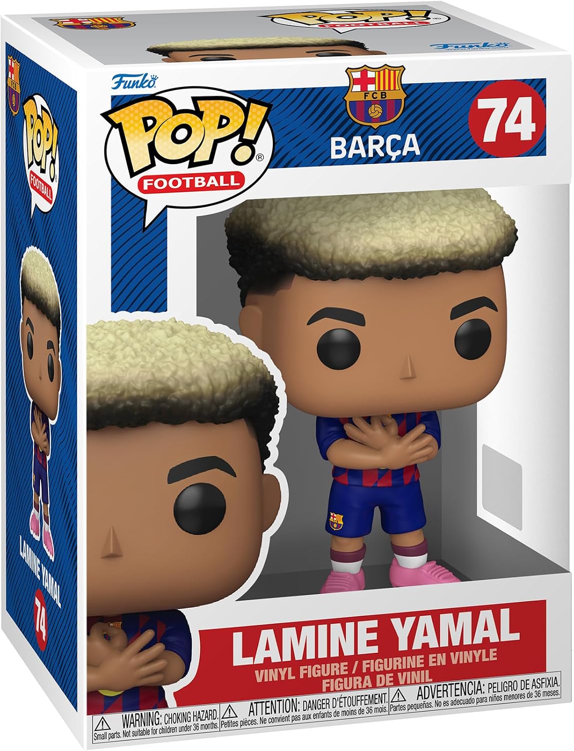 Funko Pop! Football: Barcelona FC - Lamine Yamal - Figura de Vinilo Coleccionable - Idea de Regalo - Mercancía Oficial - Juguetes para niños y Adultos - Figura Modelo para coleccionistas y exhibición