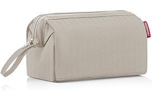 Reisenthel WC6049 TRAVELCOSMETIC HERRINGBONE Sand Gym Bag damska bransoletka męska, piasek, rozmiar Unica, Jodełka piaskowa, Einheitsgröße, sport