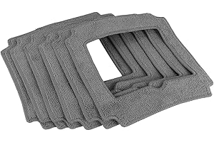 VYUHAksZ 6 pièces Robot de Nettoyage de vitres vadrouille Chiffon de Nettoyage Serviette Chiffon de poussière Chiffon de Nettoyage for liectroux YW509