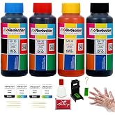Perfection Canon Pixma Compatible E414 E410 Ink Filling Set with Endless Cartridge 4x100 gr with Apparatus.