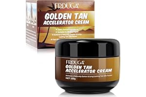 ZOXPM Sunbed Cream 100g Tanning Accelerator Cream for Sunbed Effective in Sunbeds and Outdoor Sun, Achieve a Natural Long-Lasting Tan (100, Grams)