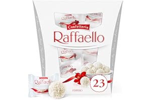 Ferrero Raffaello Regalos de Pascua Pralines de Coco y Almendra, Caja de Regalo de Cesto de Chocolate, 23 Piezas, 230g