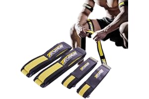 TAVIEW Bandas de oclusión, paquete de 4 (2 bandas de bíceps, 2 bandas de piernas) bandas de restricción de flujo sanguíneo, Kaatsu Training Bandas