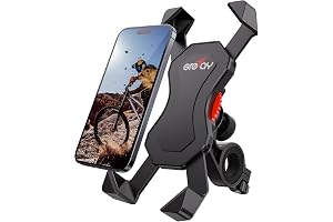 Grefay Fahrrad Handyhalterung Universal Motorrad Handy Halterung für 3,5-6,5 Zoll Smartphone mit 360° Drehbar