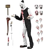 NECA Terrifier 2 Ultimate Art Palya&ccedil;o (Kan Splattered) 7-İn&ccedil; &Ouml;l&ccedil;ekli Aksiyon Fig&uuml;r&uuml;