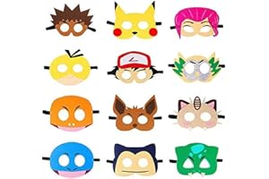Jiahuade Tiermasken Filz Tier Masks,Filzmasken,Masken Tiere,Maske Filz Tiere,Masken Geburtstag Augenmaske,Cartoon Cosplay Masken,für Kinder Maskerade Halloween Dress Up Party Supplies
