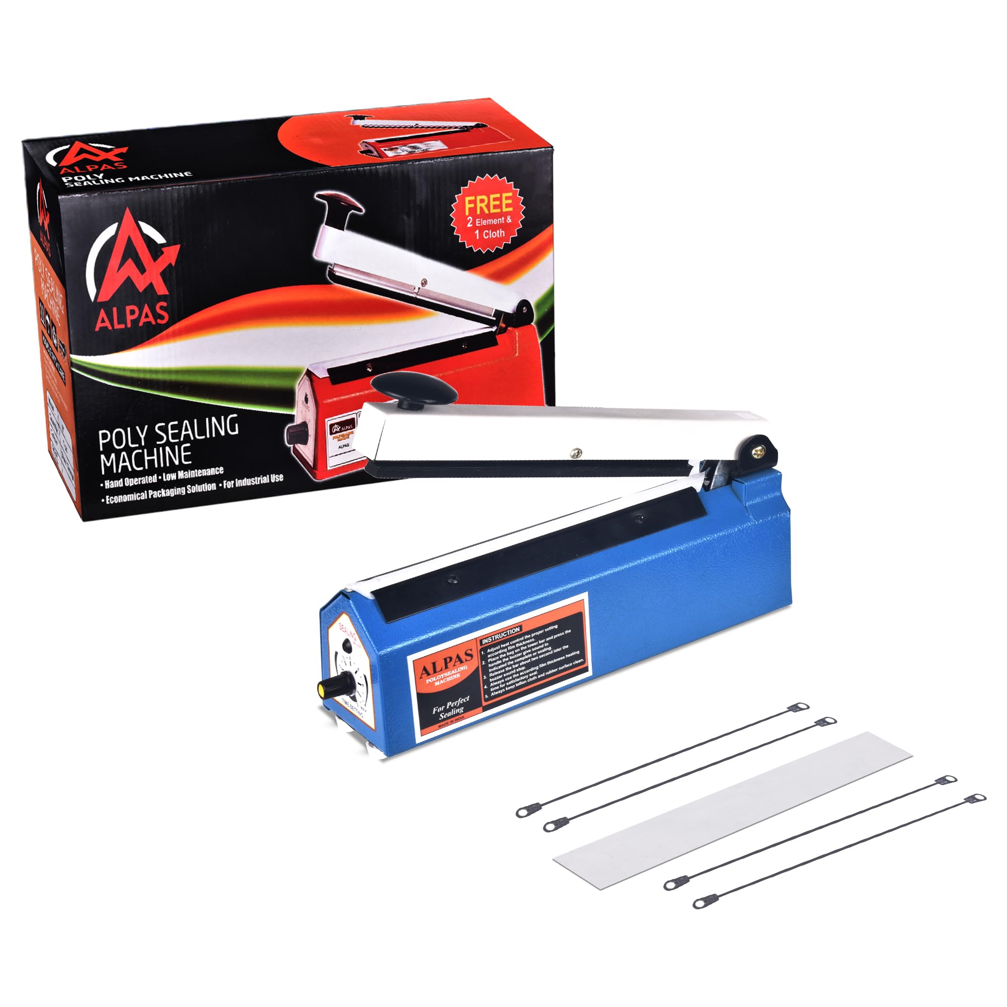 ALPAS Manual Heat Sealing Machine 8 Inch: The Ultimate Vacuum Packet Sealer