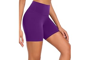 wirarpa Cycling Shorts Women High Waisted Workout Gym Leggings Buttery Soft 6" Activeshorts for Running Yoga Sports Comfort Biker Shorts