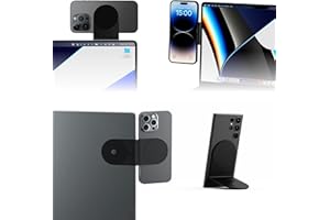 Rolling Square Edge Pro Core - Magnetyczny Uchwyt na Tablet i Telefon Komórkowy, Akcesoria do Inteligentnego i Wydajności, Kompatybilny ze Wszystkimi Telefonami, Czarny