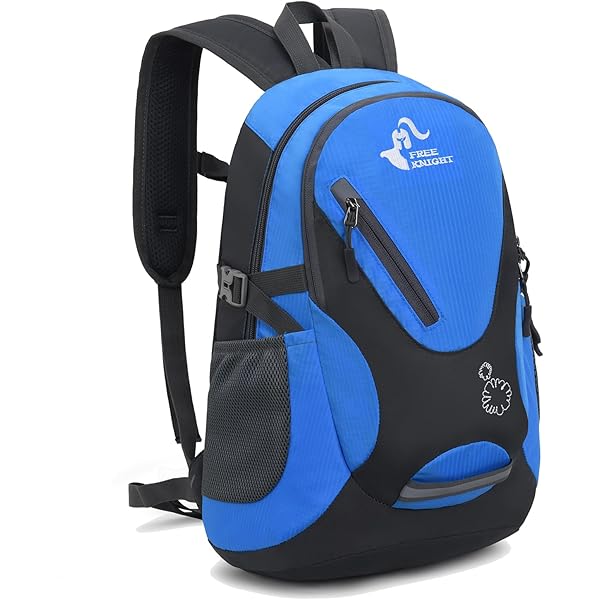 Nircho Wandelrugzak, 40 liter, voor heren en dames, lichtgewicht, waterdicht, reisrugzak, outdoorrugzak met reflexstroken, voor wandelen, fietsen, klimmen, bergbeklimmen en reizen, sport, zwart, 40L
