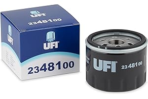 UFI Filters, Filtre à Huile 23.481.00, Filtre à Huile de Remplacement, Applicable sur Différents Modèles Dacia, Fiat, Honda, Jeep, Nissan, Opel, Renault, Smart, Ssangyong, Suzuki et Vauxhall