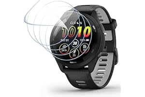 Vauki 4 Pack Protector de Pantalla para Garmin forerunner 265, Película de TPU Suave Film HD Transparente, Resistente a los Arañazos, Sin Burbujas, Antihuellas, Fácil de Instalar