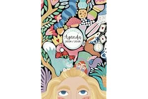 Agenda settimanale 2024 2025: 16 mesi da Settembre 2024 a Dicembre 2025, Edizione Limitata Alice nel Paese delle Meraviglie, Calendario dell'anno e Planner Mensile, Formato A5