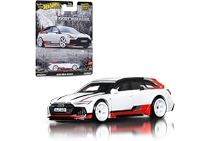 Hot Wheels Mazda RX3 Break Voiture Premium Car Culture à Collectionner, modèle en métal à l’échelle 1/64, véhicule Fast Wagons avec pneus Real Riders, JBK51