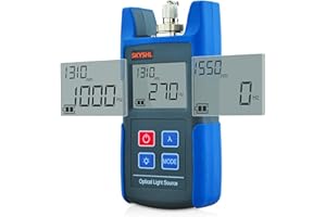 SKYSHL 1310nm 1550nm Probador de Fibra Óptica Fuente de Luz Fuente SM Optical Fiber Light Source Tester SC FC ST LC (SS103S-11)