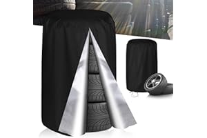 SUNOYA Housses de Pneus Universelle, Housse de Protection Pneu, Housse de Pneu Voiture, Sac Pneu Voiture Housses de Rangement pour Pneus, SUV, Sac de Rangement pour Pneus Housse Stockage Pneus (Noir)
