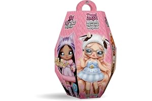 Na! Na! Na! Surprise Uovo di Pasqua 2024 - Include la Bambola alla Moda Fuzzy Surprise, 1 foglio di Adesivi e 1 foglio di Tatuaggi - Età 4+
